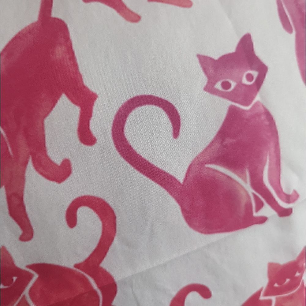 Kitty Cats Pattern Design Zippered Pillowcase for Accent Throw Pillow - Picture 4 of 9